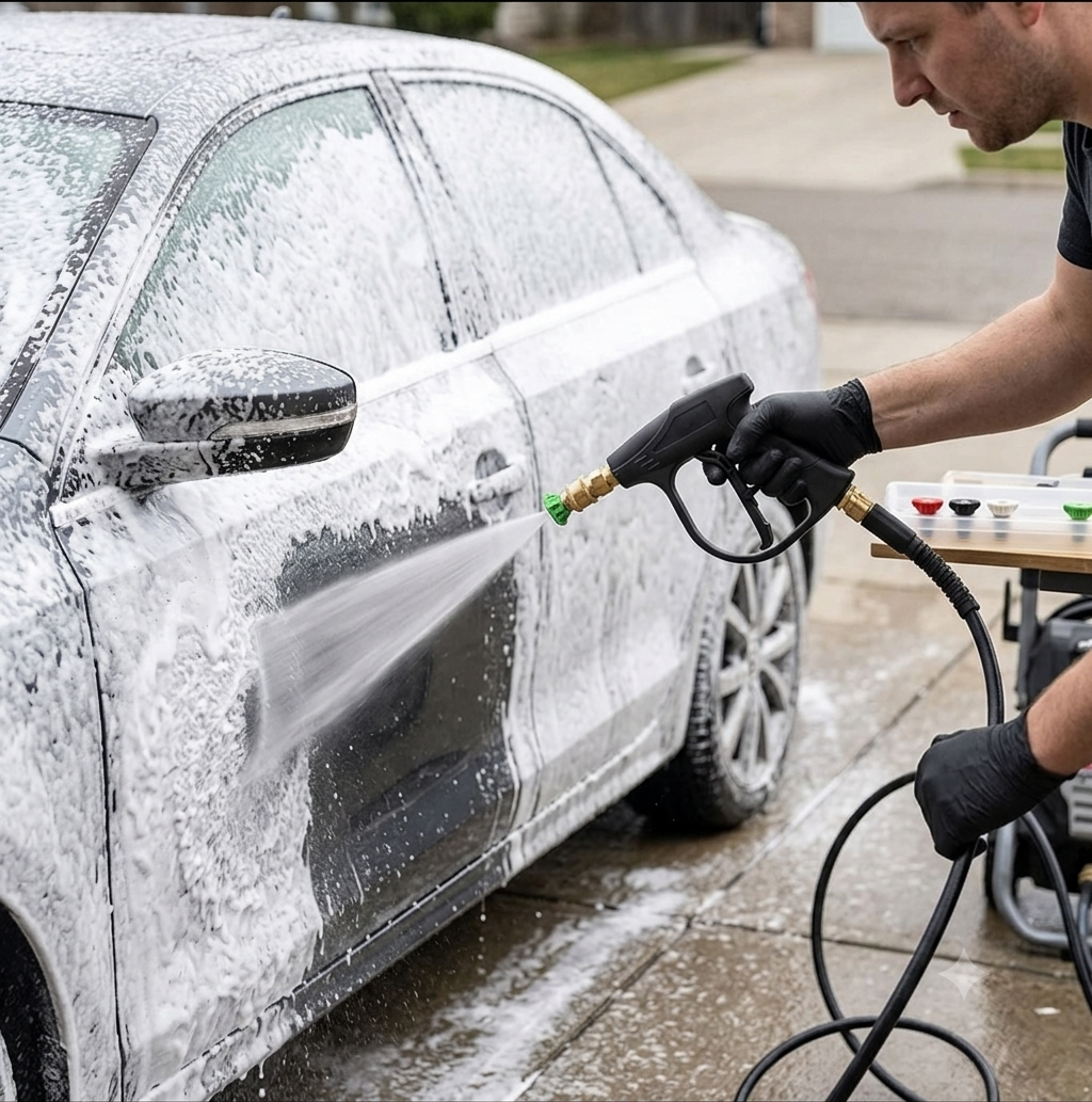 Surge - pressure washer gun