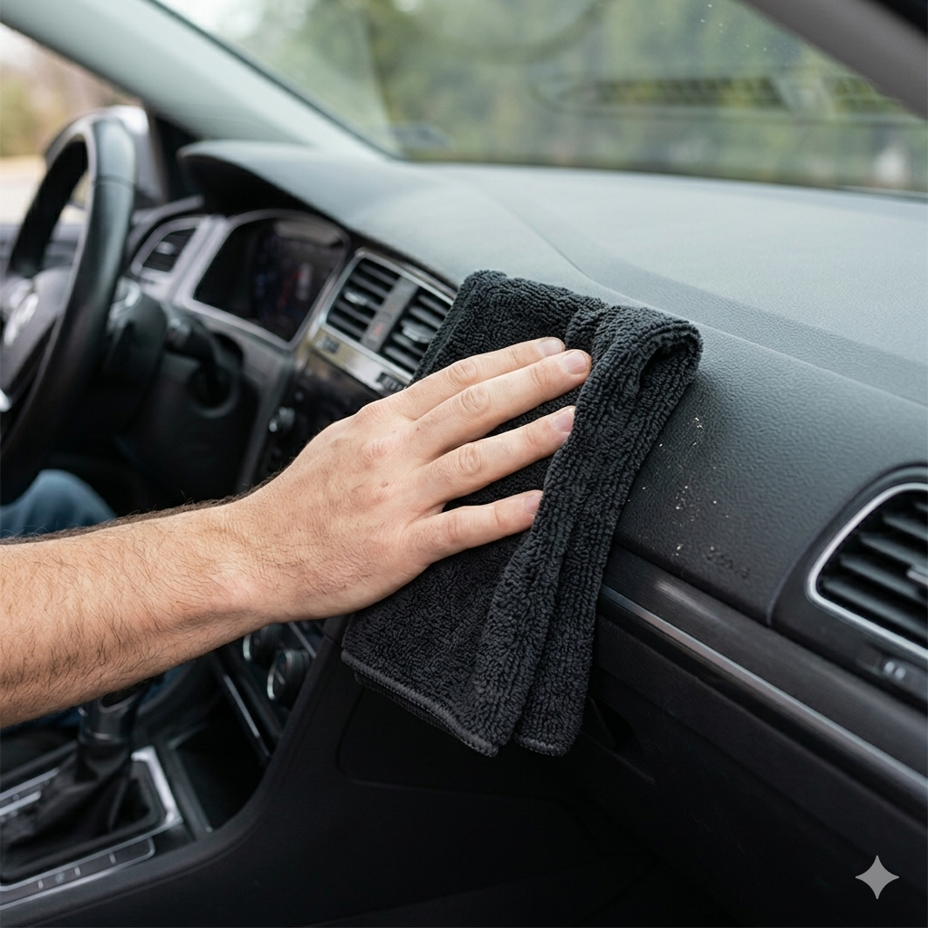 Noir - Microfibre cloths